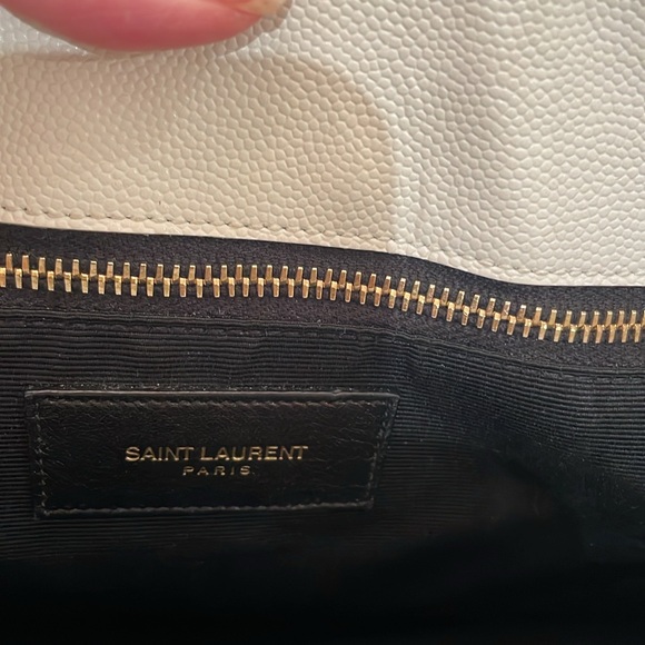 Yve saint Laurent white tote caviar - Picture 9 of 16